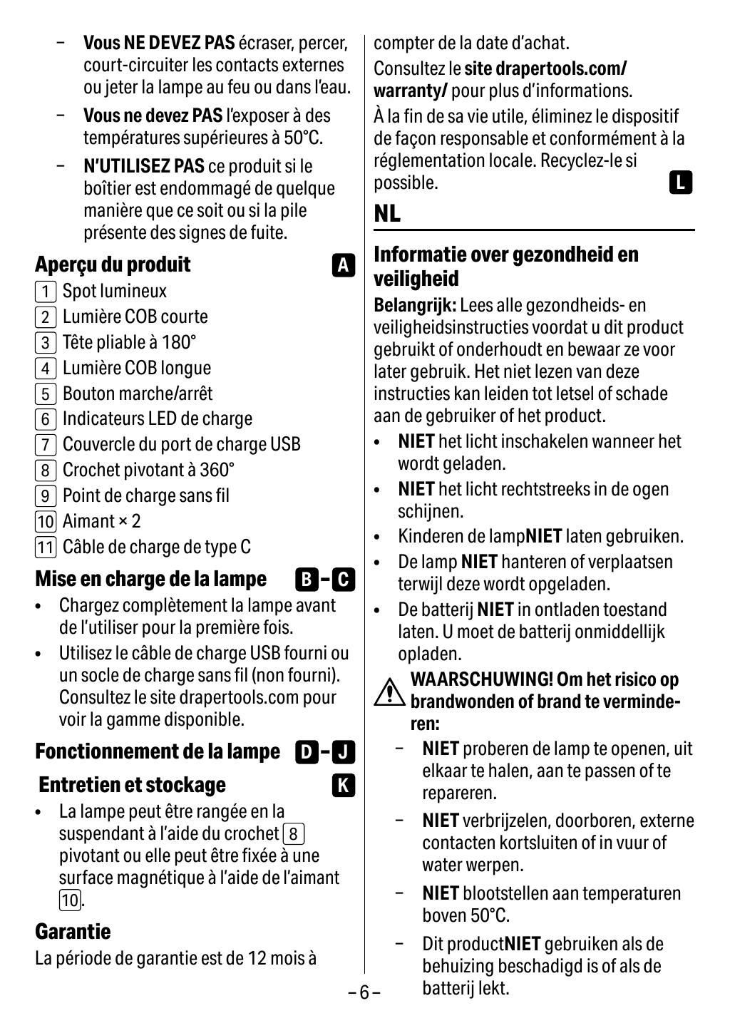 Datasheet page 6
