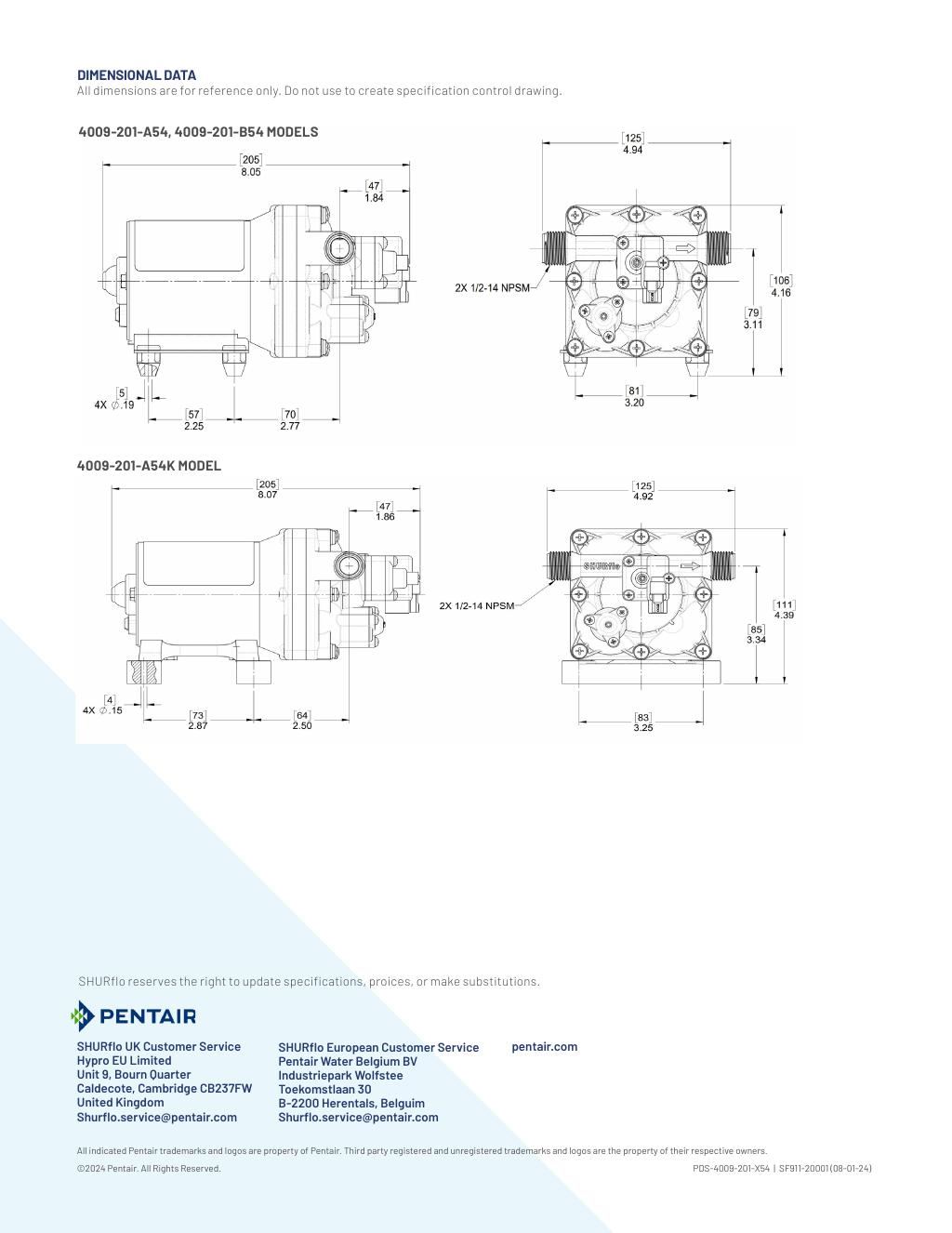 Datasheet page 2