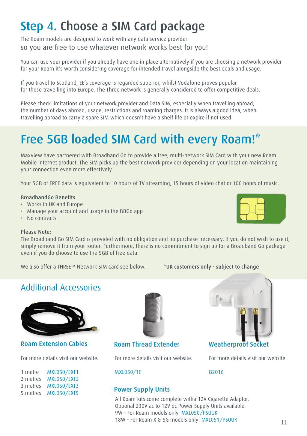 Datasheet page 11