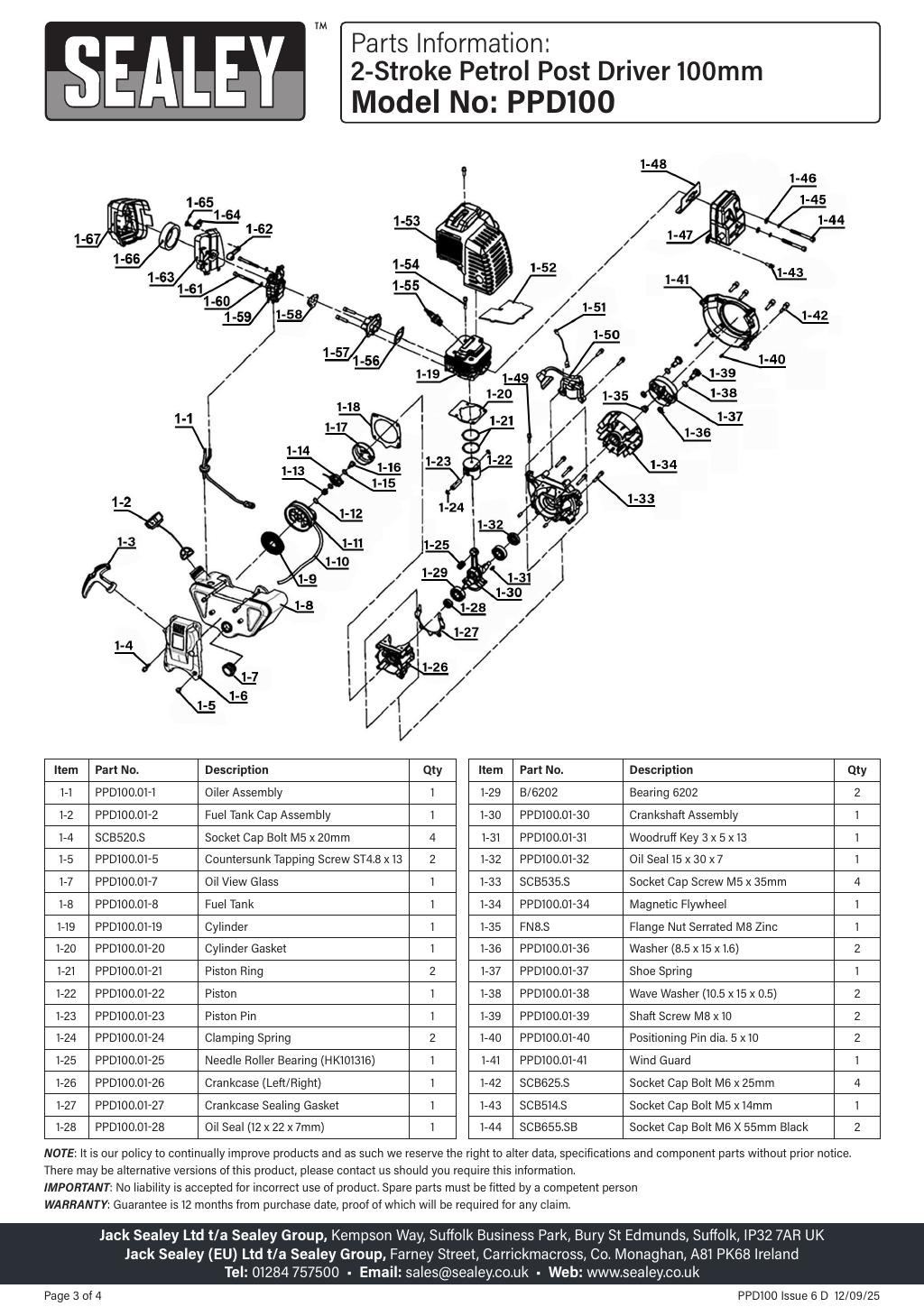 Datasheet page 3