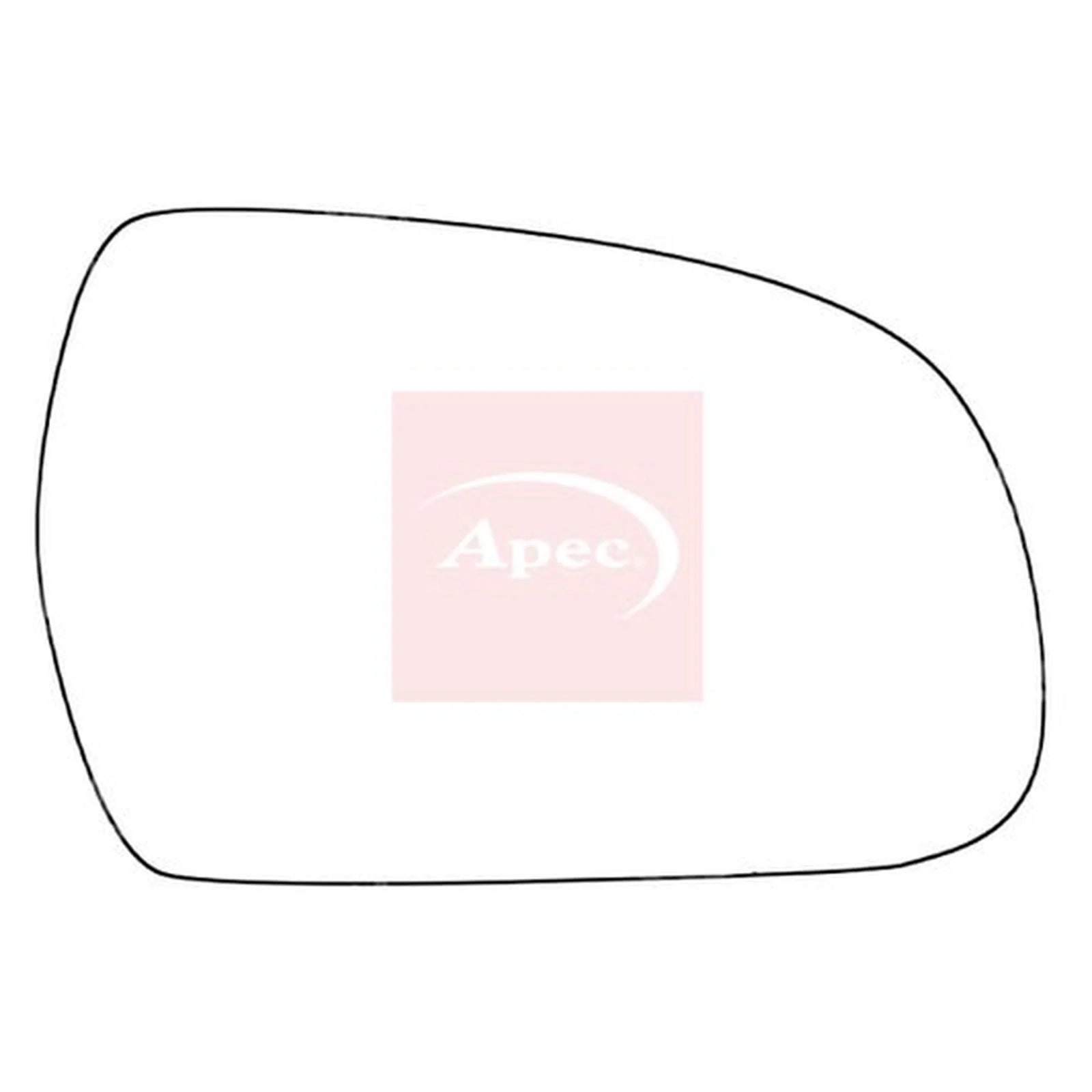Apec Exterior Wing Mirror Glass Right AMS2056