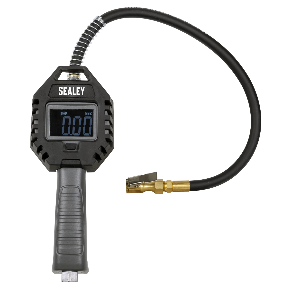 Sealey Rechargeable Tyre Inflator SA500 15bar with Clip-On Connector