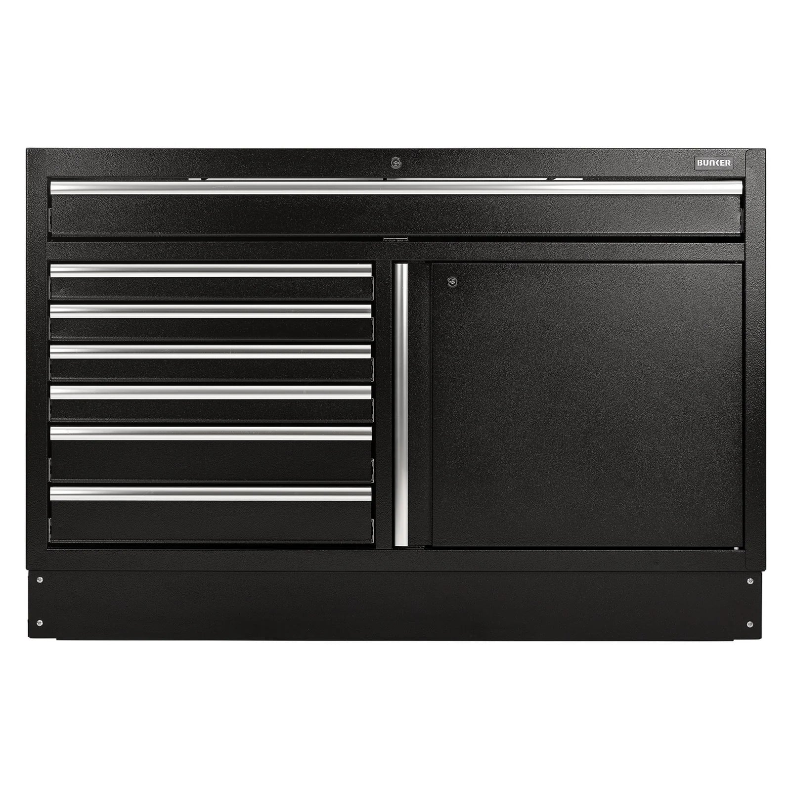 BUNKER Modular Floor Cabinet, 7 Drawer, 1360mm - MS400-7BU54