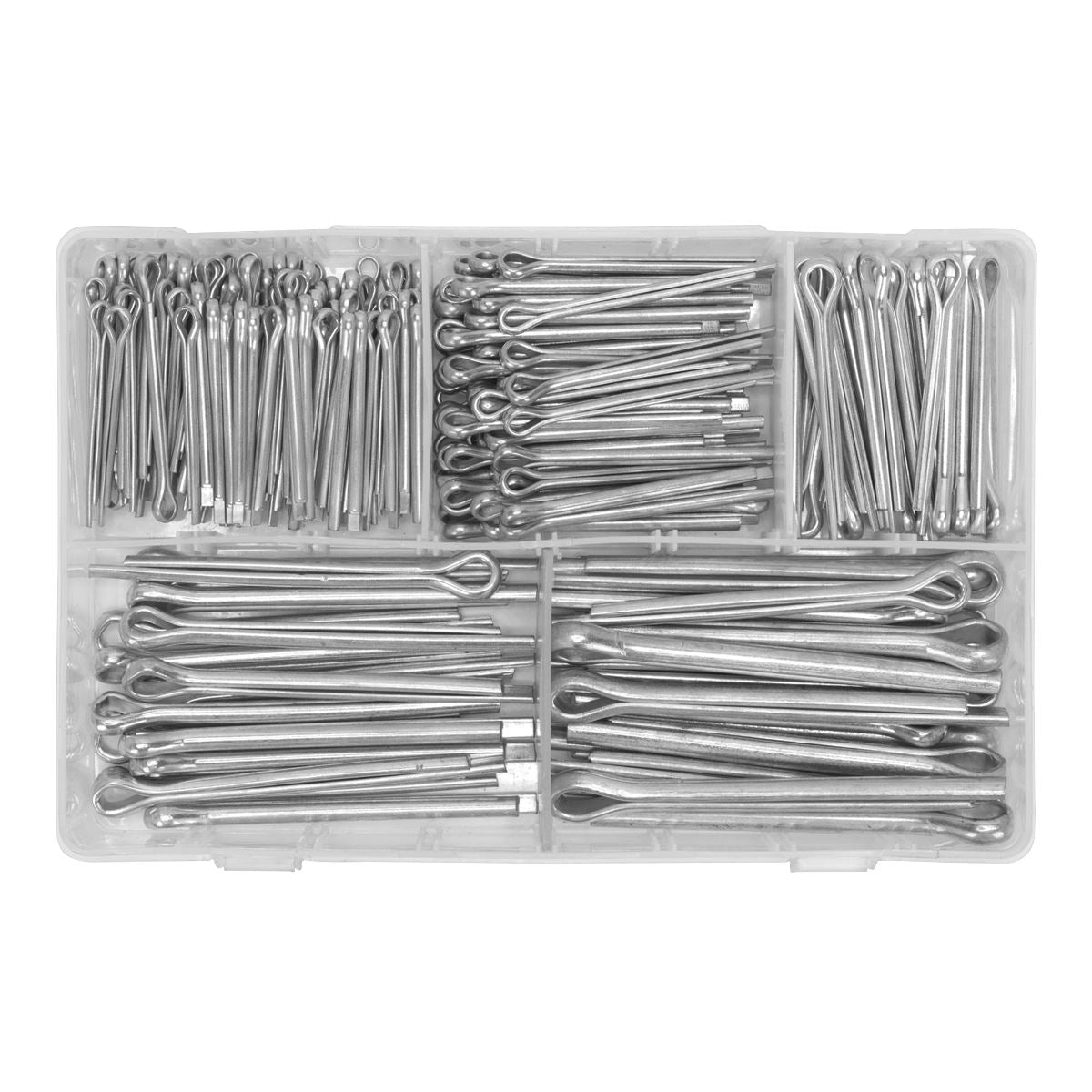 Sealey Metric/Imperial Split Pin Assortment 230pc - Large Sizes AB003SP