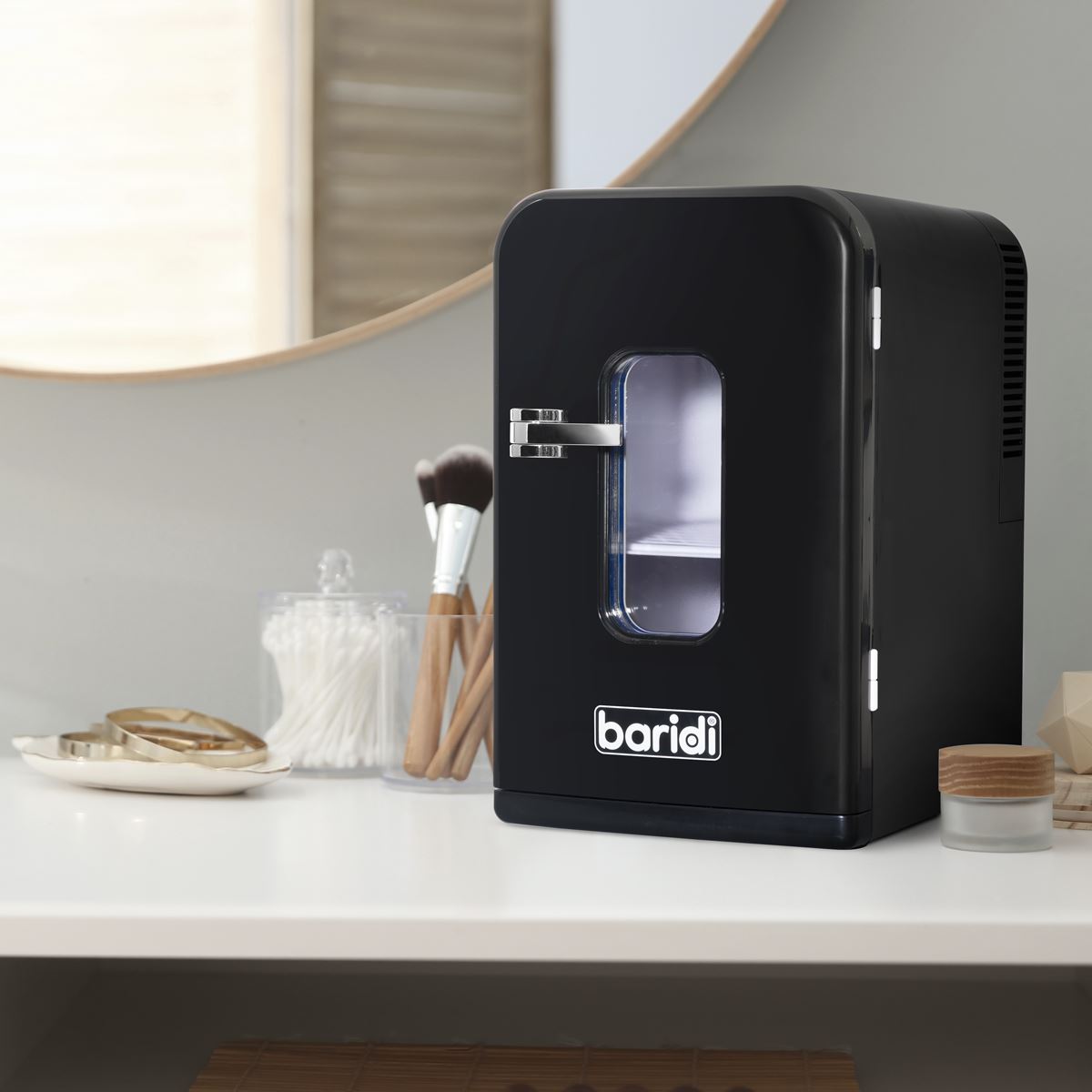 Baridi Mini Fridge/Warmer 15L Capacity 12V/230V - Black DH95
