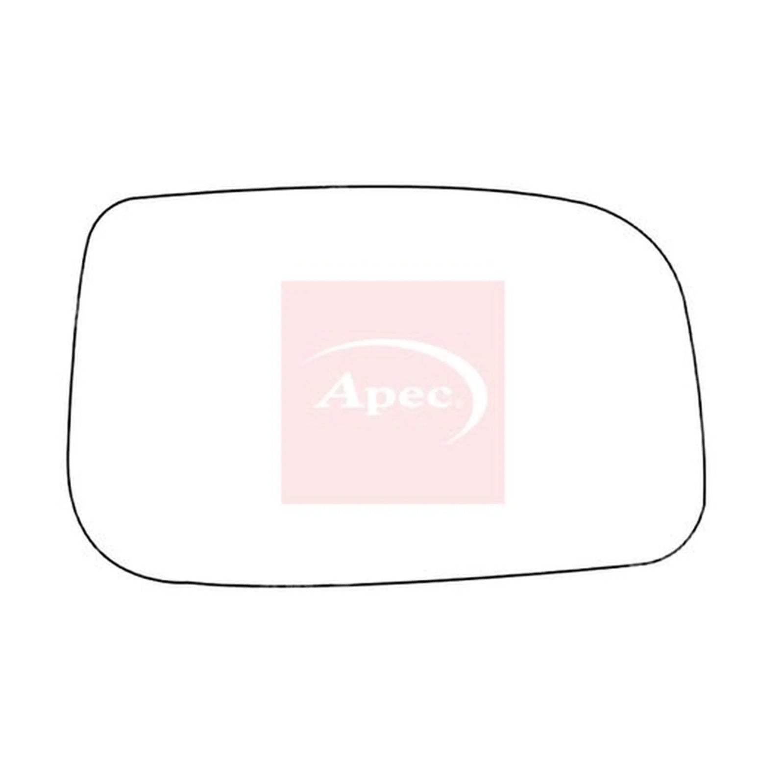 Apec Exterior Wing Mirror Glass Right AMS2192