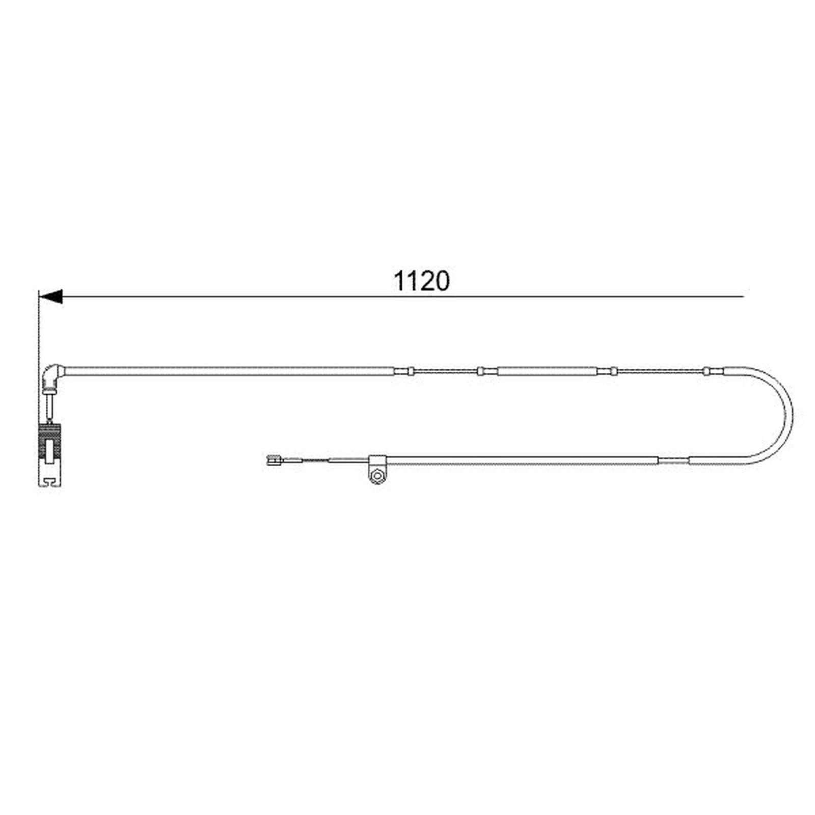 Bosch Brake Pad Wear Sensor Rear 1 987 473 010