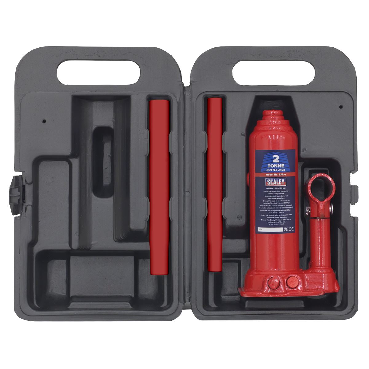 Sealey Bottle Jack 2 Tonne with Storage Case SJ2BMC
