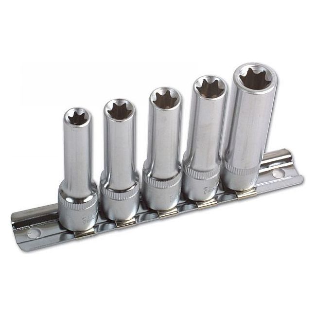 Laser Deep Star Socket Set 3/8"D 5pc 3393