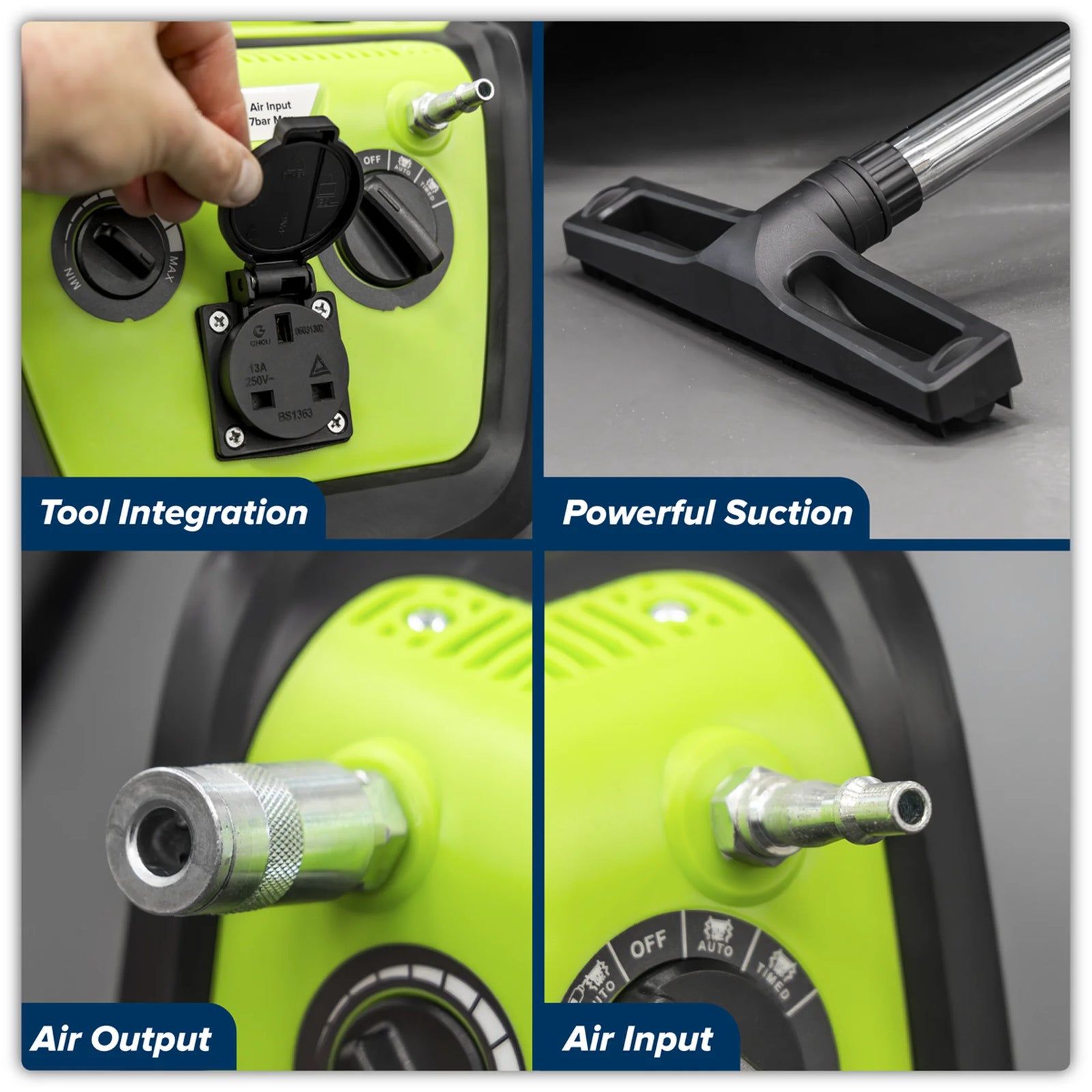Sealey M Class Wet & Dry Vacuum Cleaner 40L 1600W Autostart