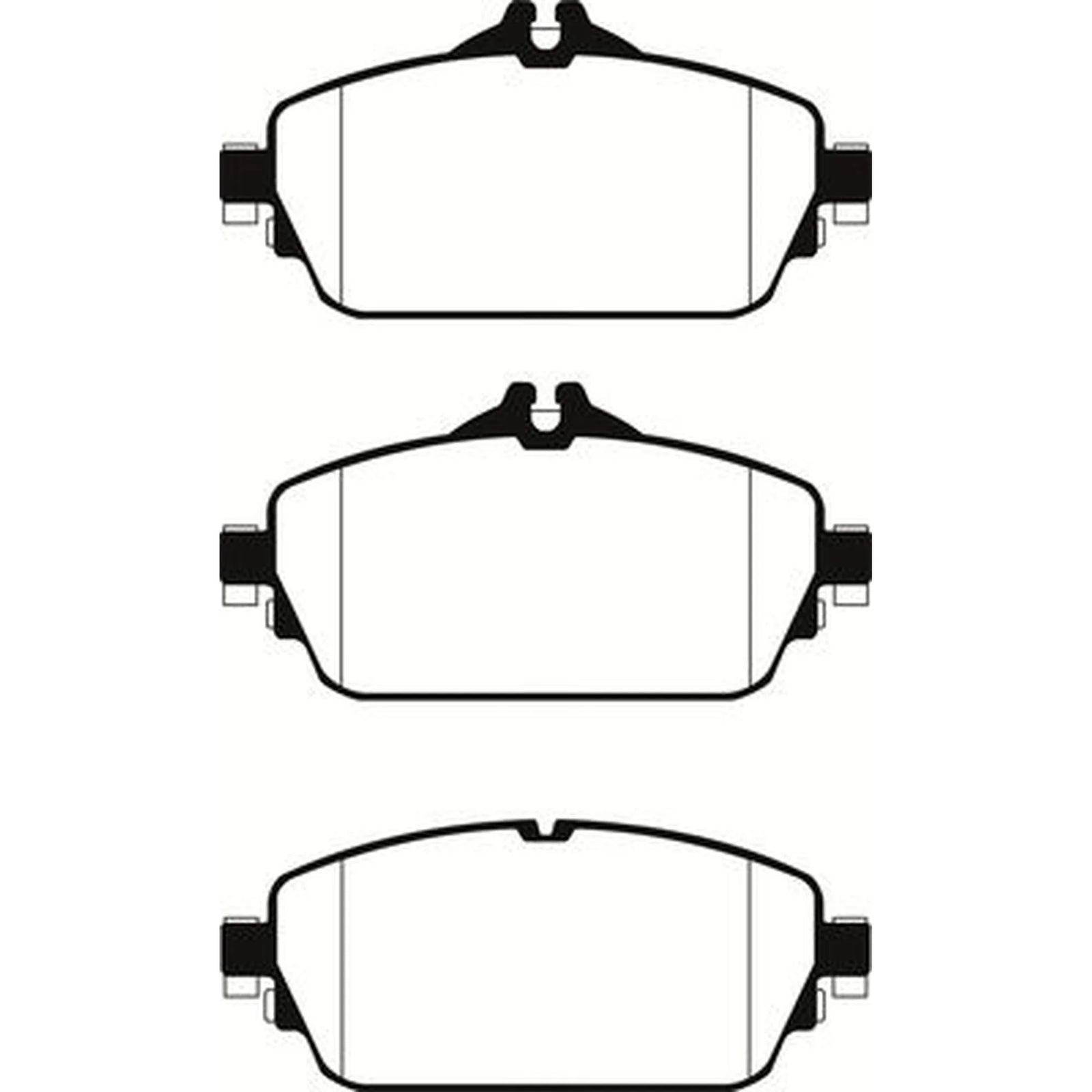Abtex Front Brake Pad Set PLU2451