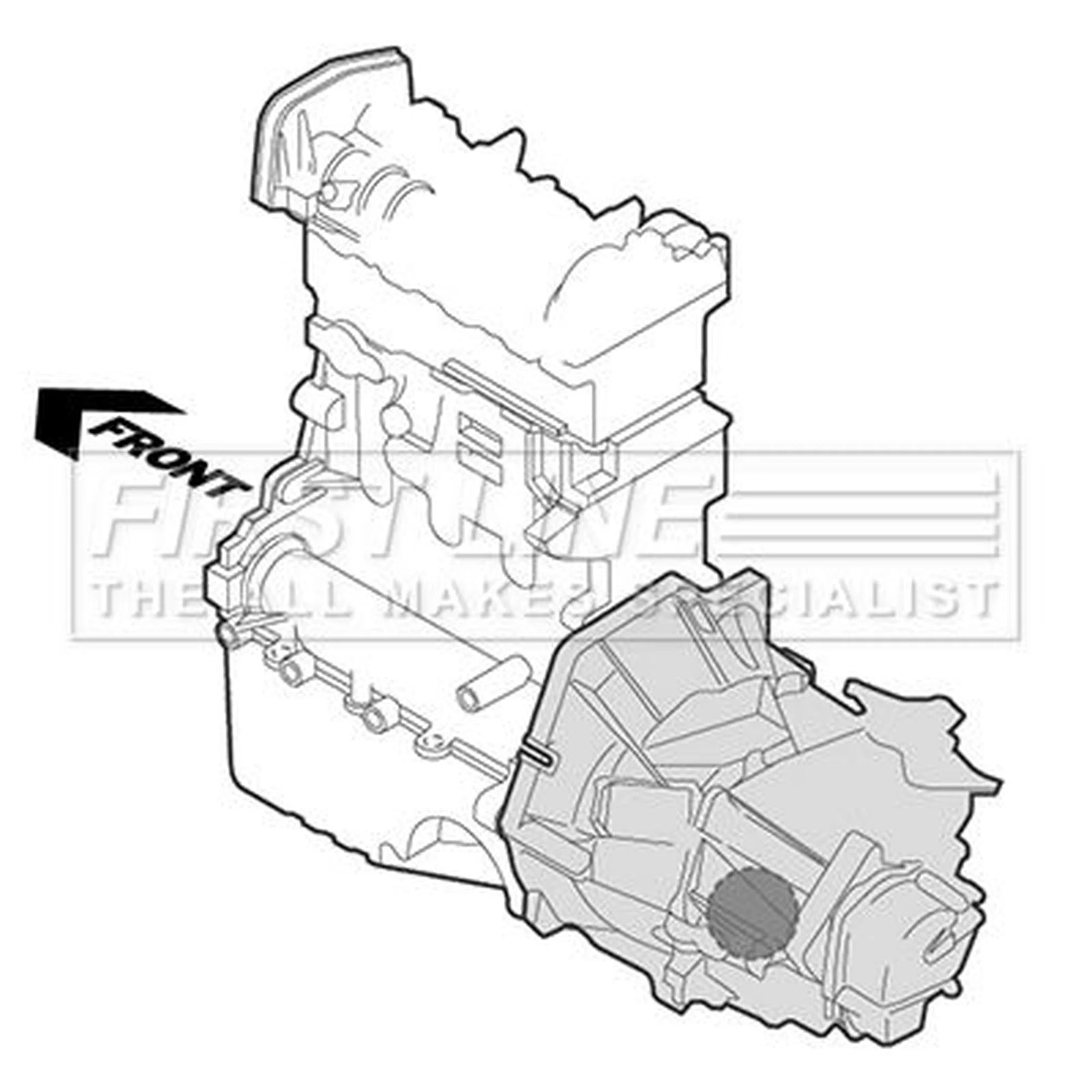 First Line Engine Mount Mounting fits BMW 5 2005-2017