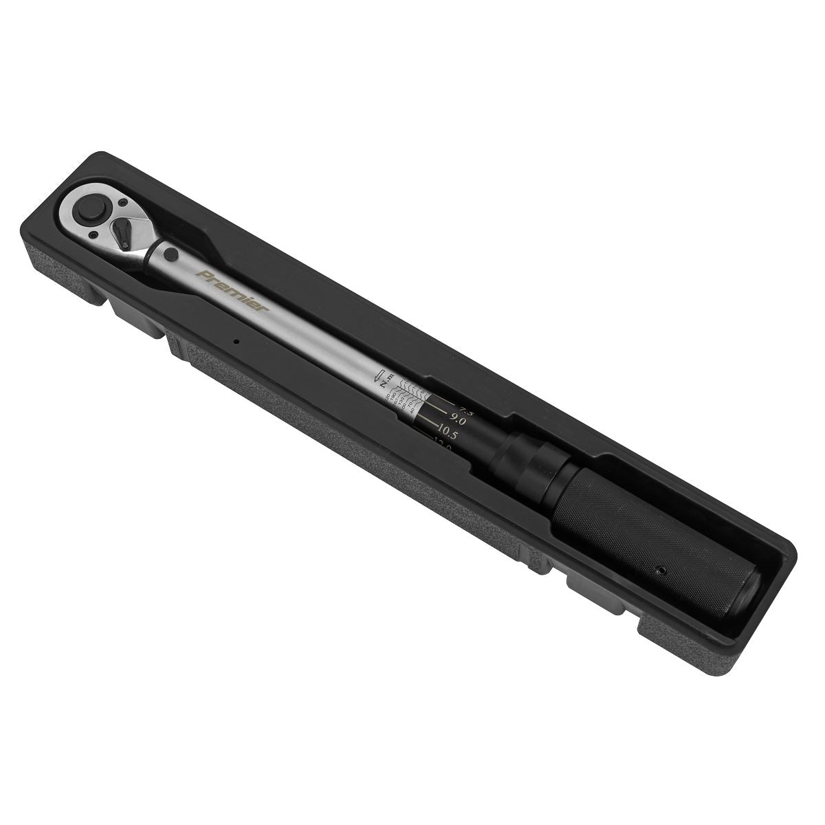 Sealey Premier Premier Micrometer Style Torque Wrench 1/2"Sq Drive 40-210Nm