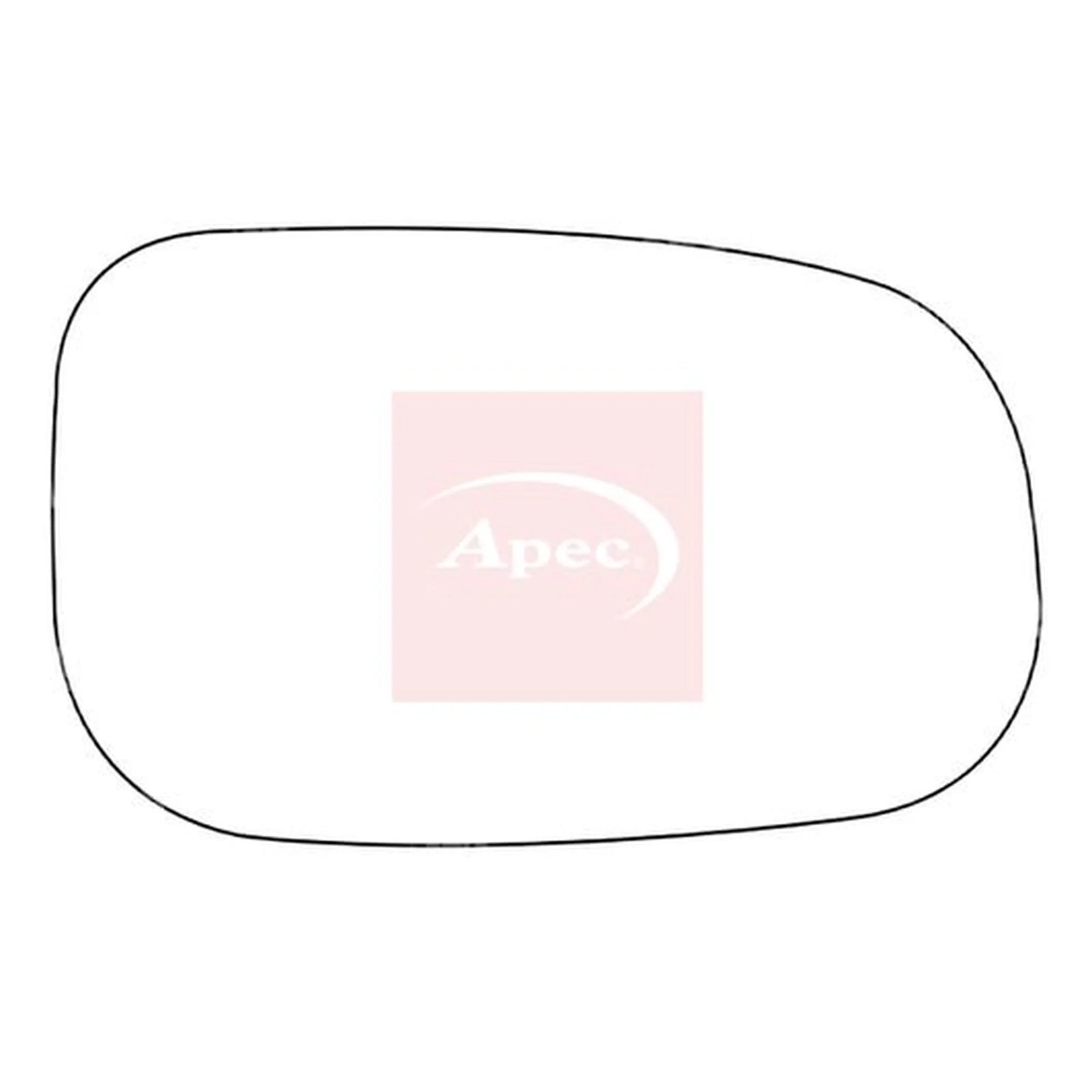 Apec Exterior Wing Mirror Glass Right AMS2630