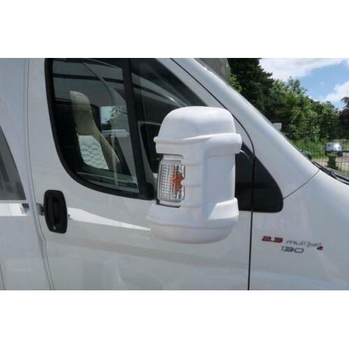 Milenco Mirror Protectors Ducato Boxer Relay Long Arm White Pair (new Model)