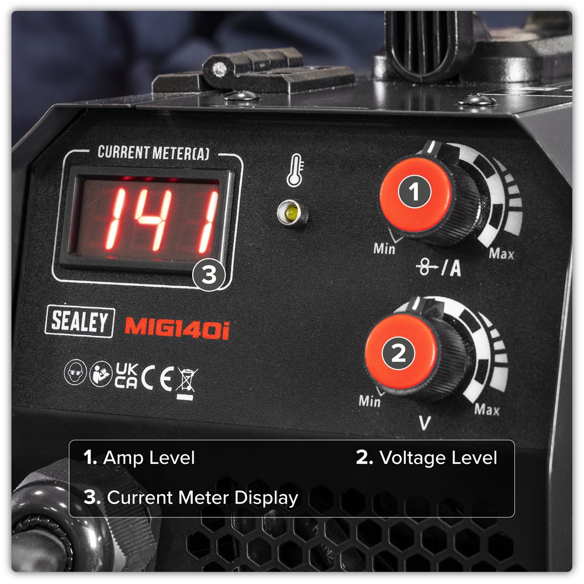 Sealey Flux Cored Gasless MIG Welder 140A Inverter