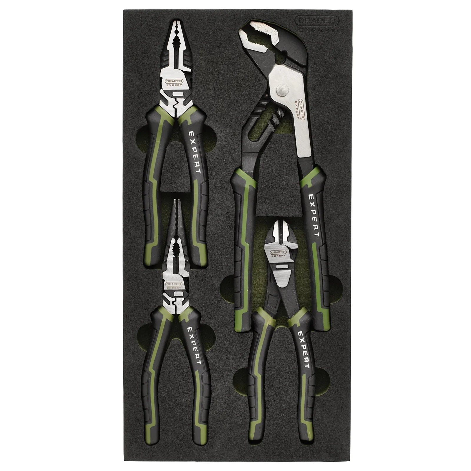 Draper Expert High Leverage Pliers Set with Water Pump Pliers in