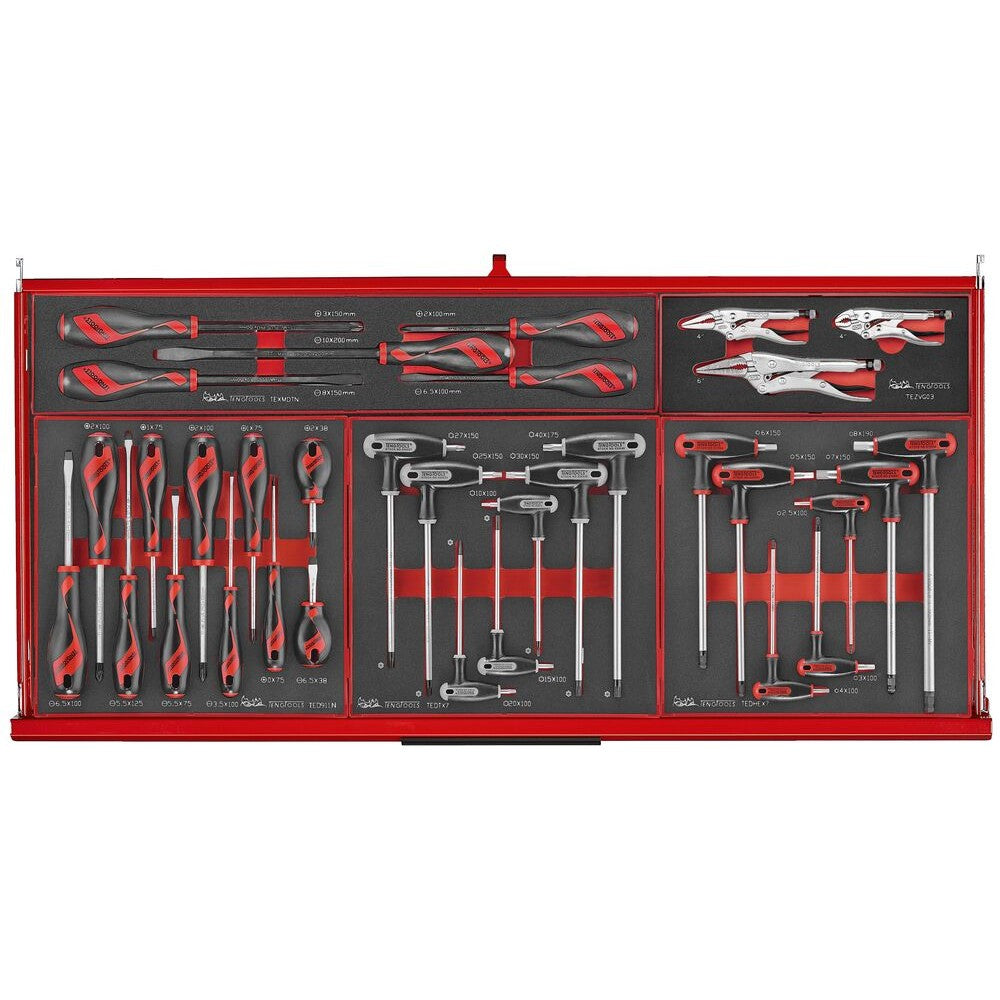 Teng Tools Mobile Tool Kit 513 Pieces Red TKW37R513F