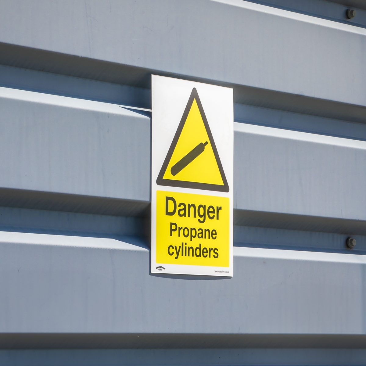 Worksafe Danger Propane Cylinders Safety Sign 200x300mm