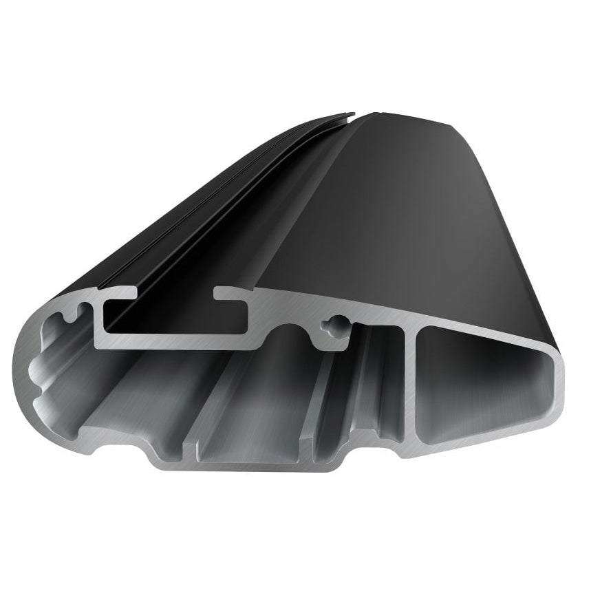 Thule WingBar Edge Roof Bars Black fits Ford Transit Connect Van 2014-2023 4-dr with Flush Rails