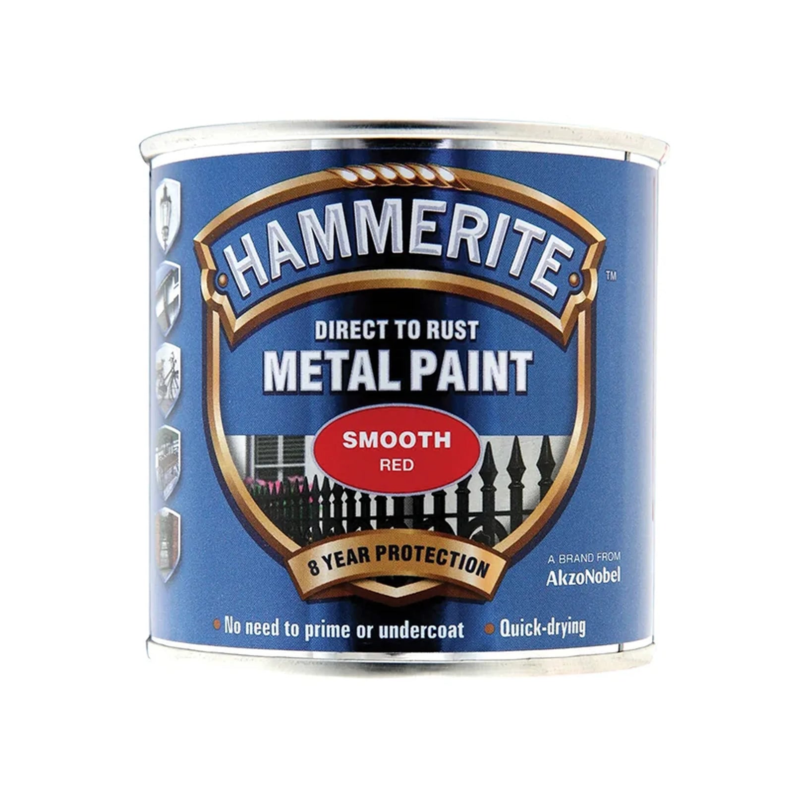 Hammerite Direct To Metal Smooth Paint 250ml Red