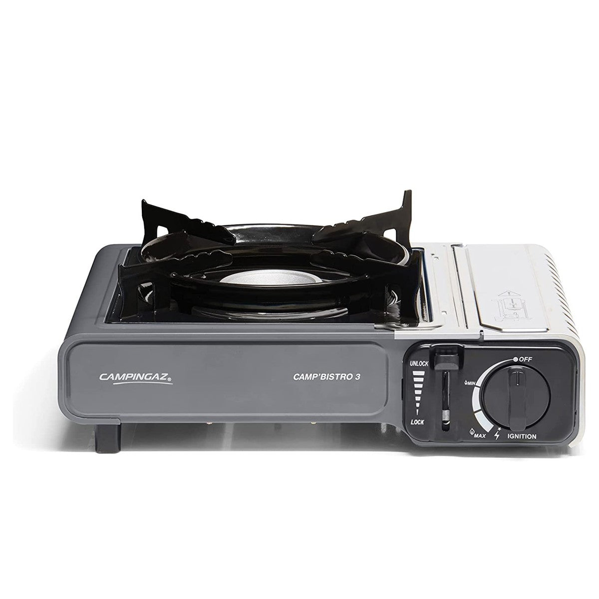 Campingaz Bistro 3 Grey Camping gas stove with Griddle