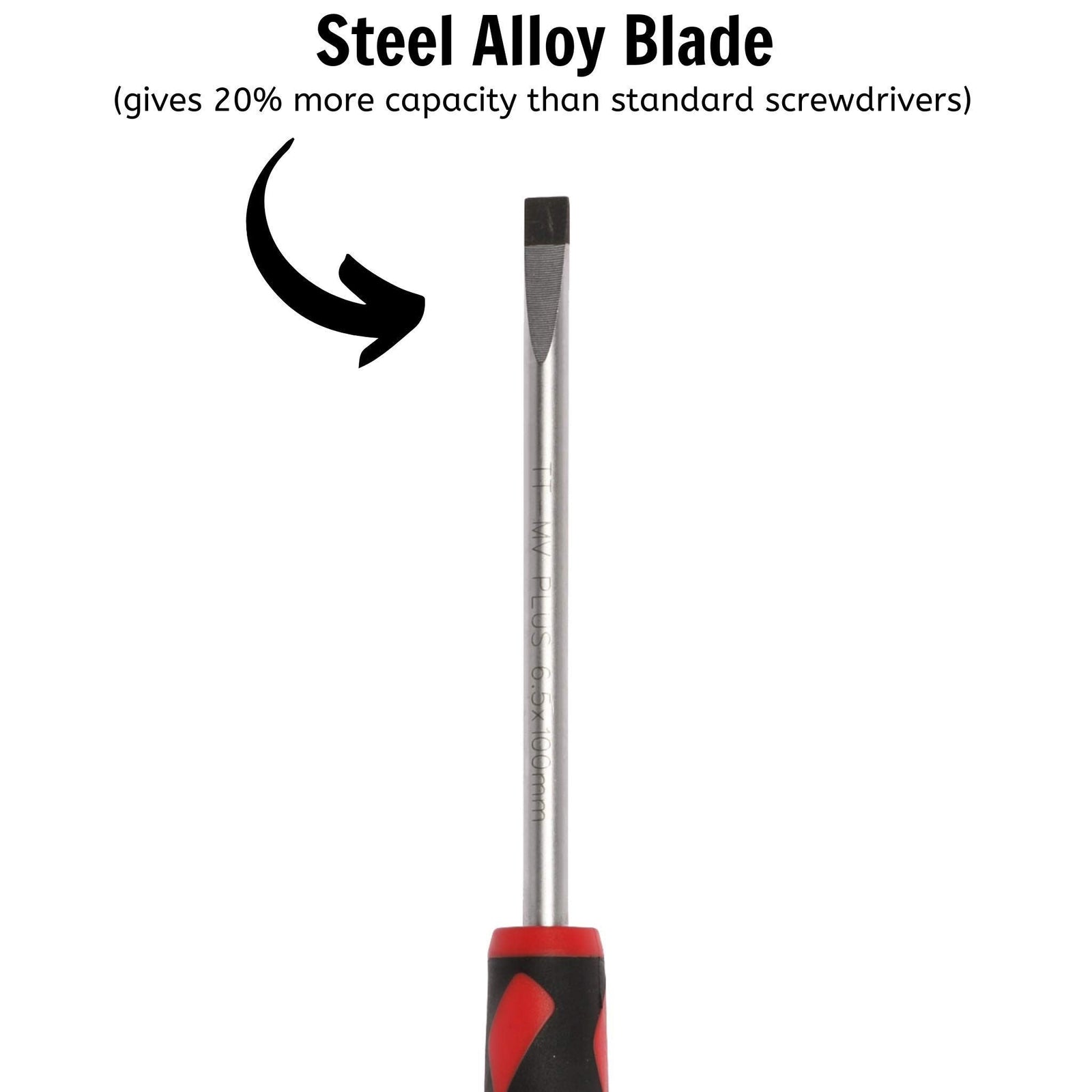 Teng Tools Flat Screwdriver 1.2 x 6.5 x 100mm M