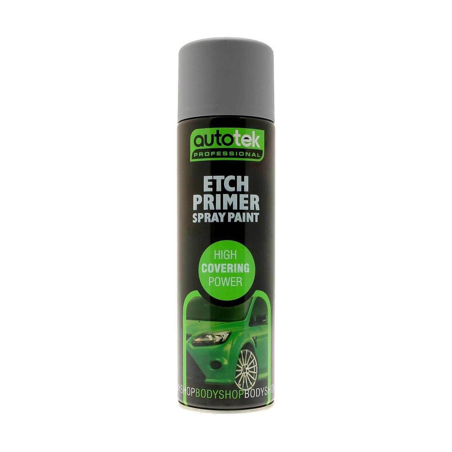 4 X 500Ml Autotek Professional Acid Etch Grey Primer For Galvanised Aluminium