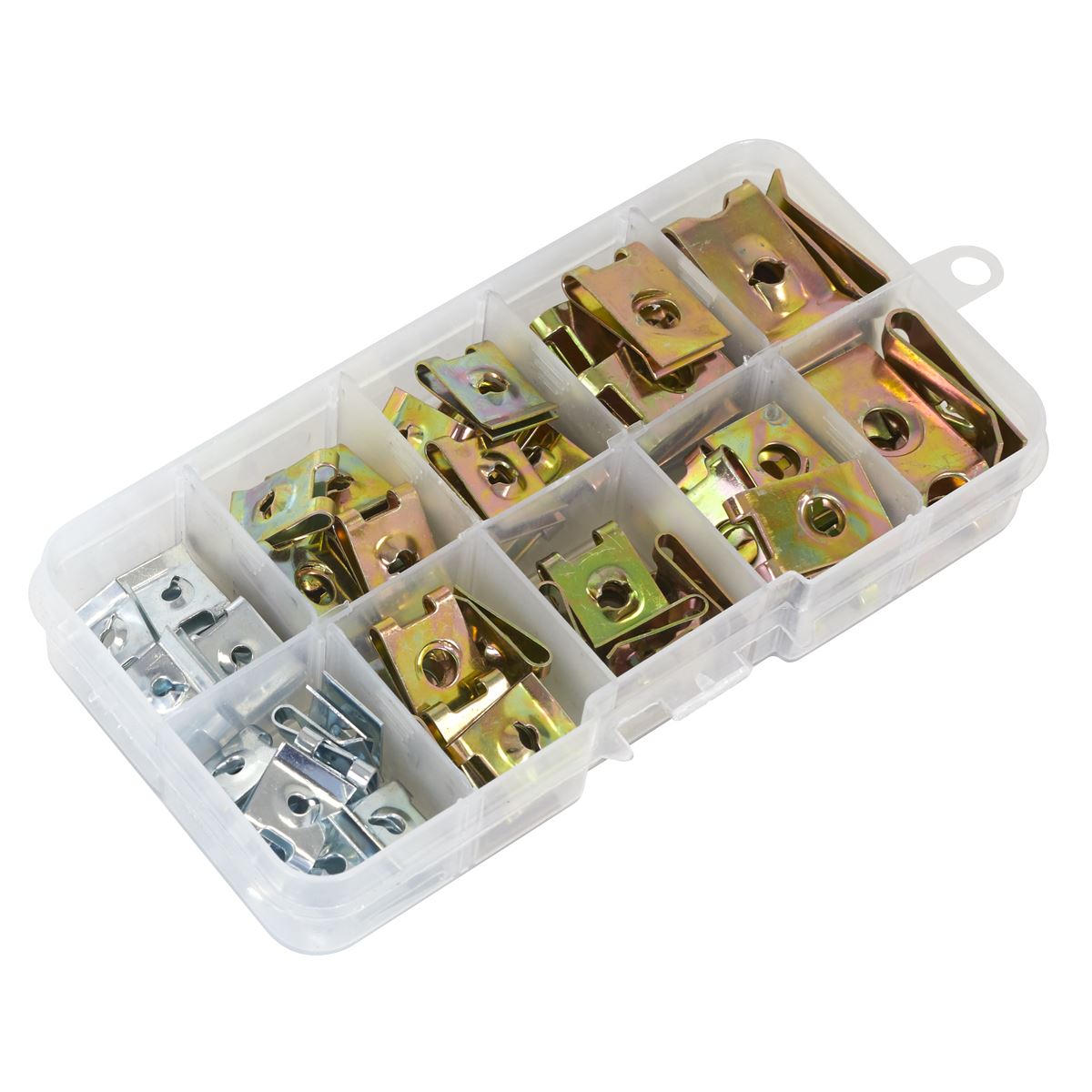 Sealey Spire Nut Assortment 74pc AB074SN