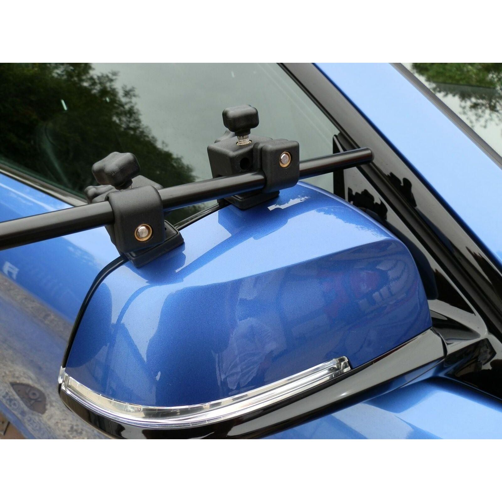 2x Milenco Aero 4 Towing Mirrors Caravan Trailer Convex Glass +Storage/Carry Bag