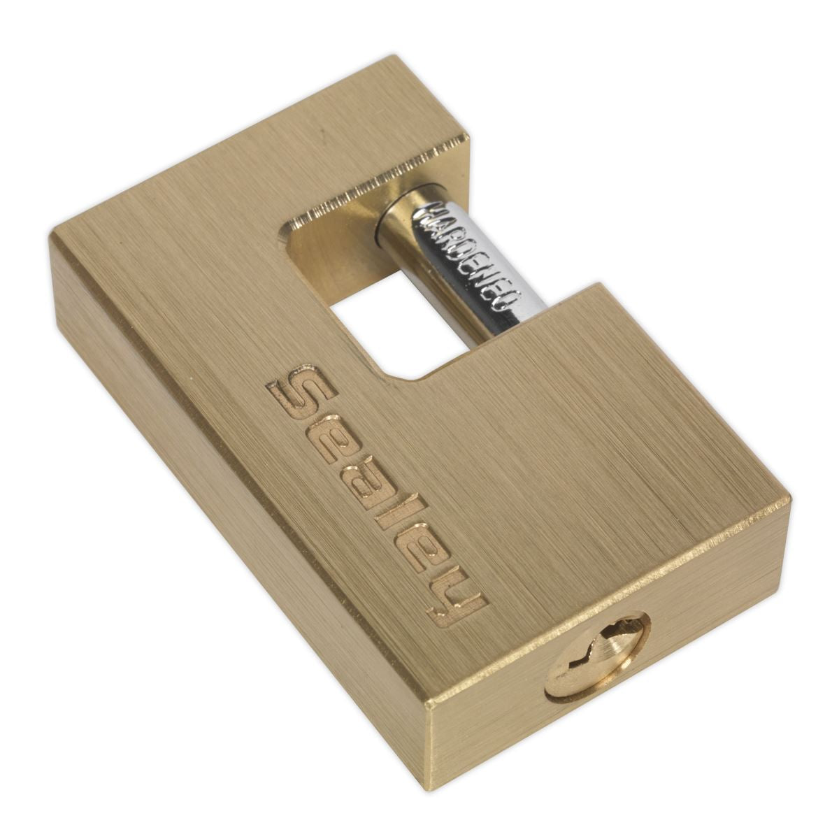 Sealey Brass Body Shutter Padlock 60mm