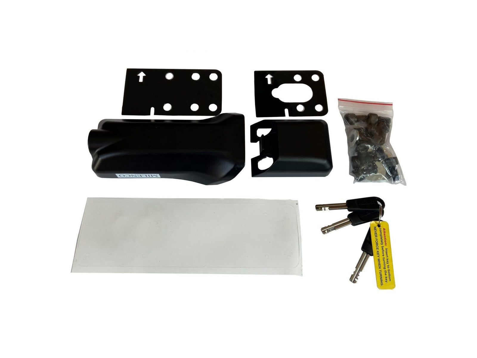 Milenco XLV Van Door Lock – Black Triple Pack (Aluminium, High-Security, 3 Keyed-Alike Keys, Weather Protected)