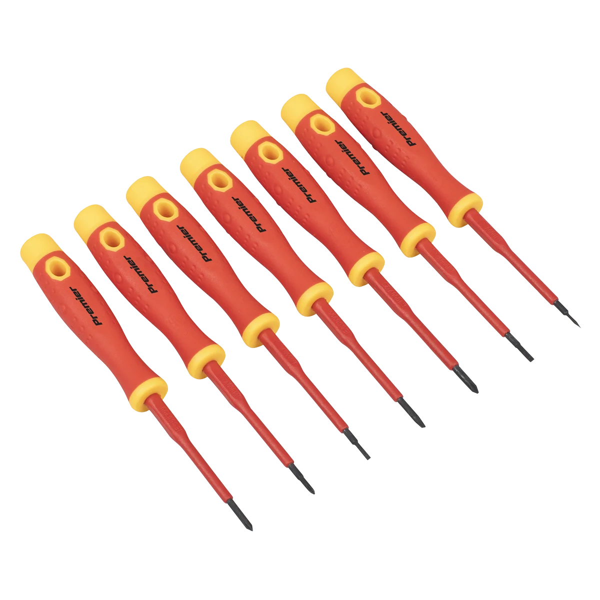 Sealey Premier Precision Screwdriver Set 7 Piece - VDE Approved