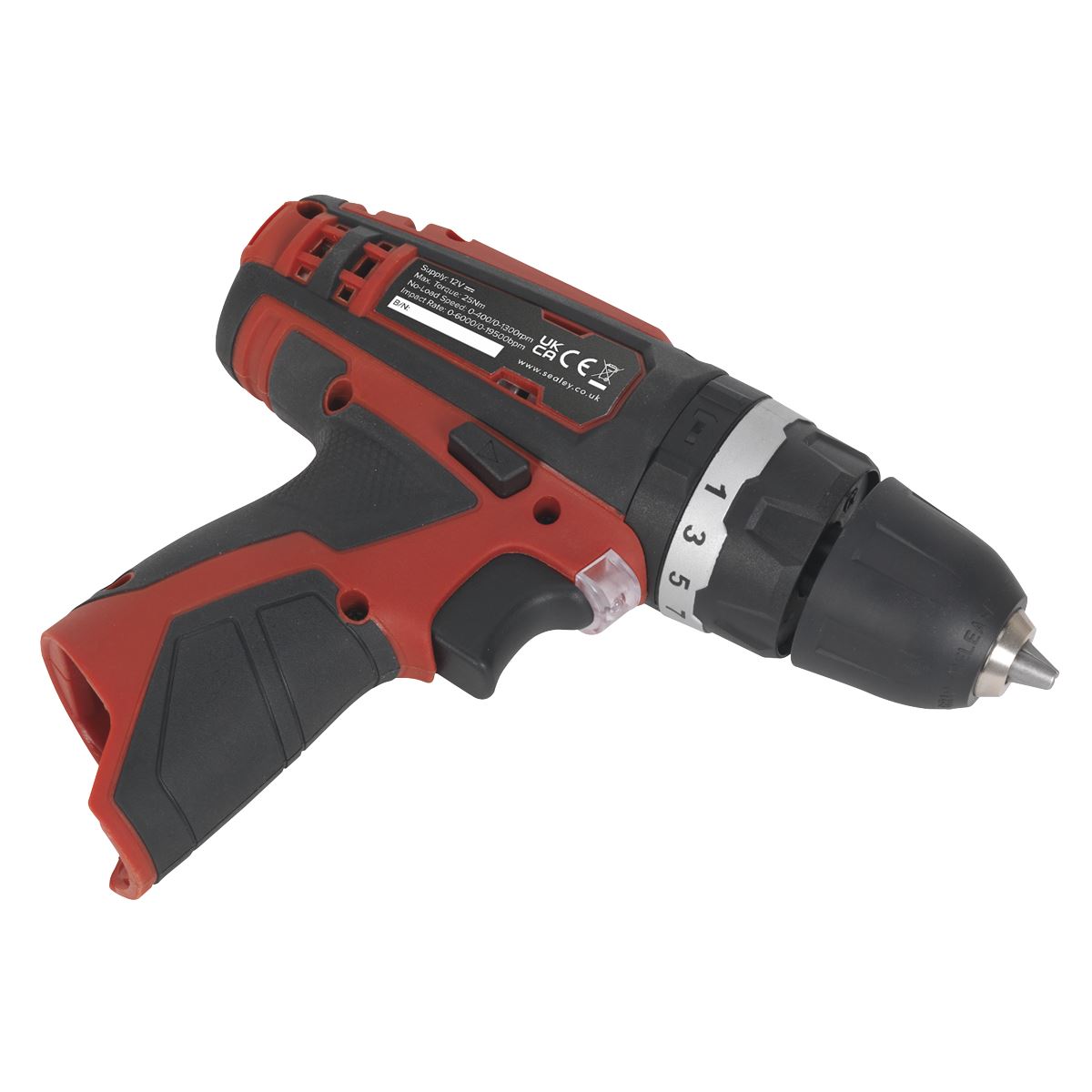 Sealey Cordless Combi Drill10mm 12V SV12 Series Body Only CP1201