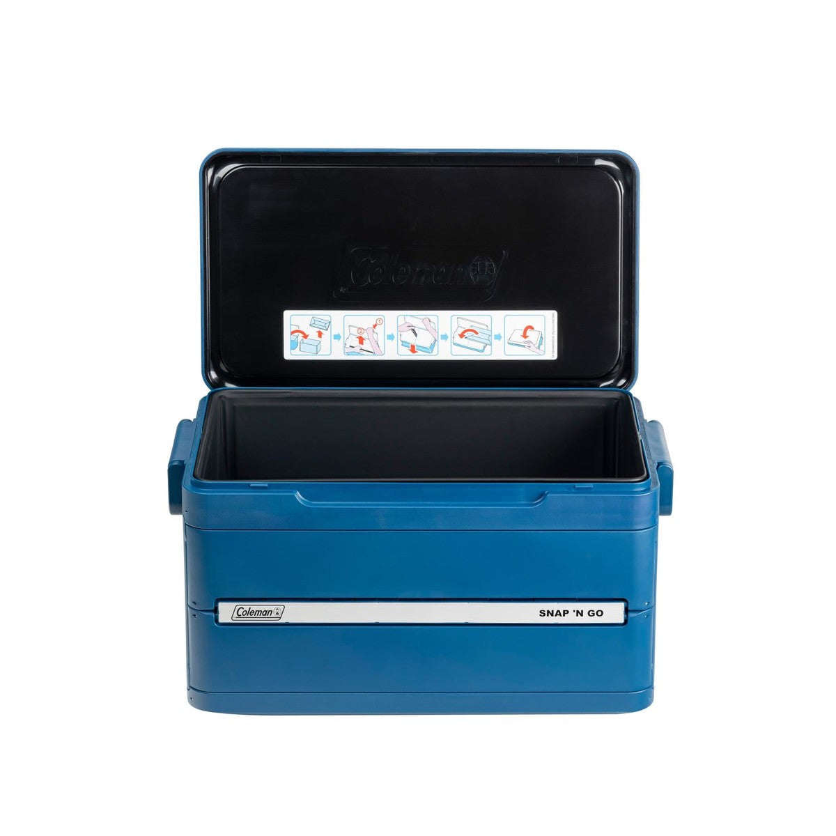 Coleman Snap N Go Blue Sapphire 35QT Collapsible Cooler Coolbox