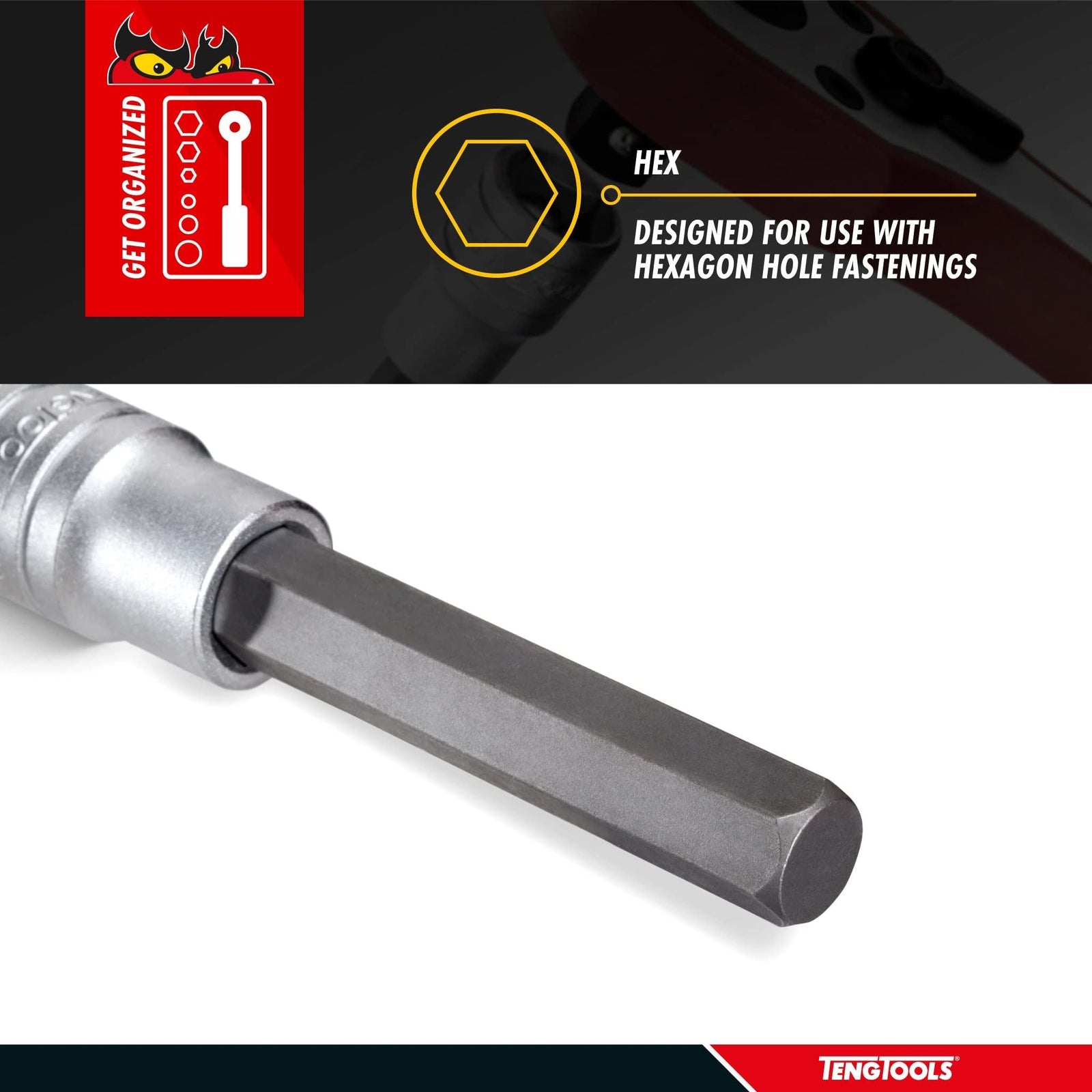 Teng Tools 3/4" Hex Bit Socket Metric 19mm