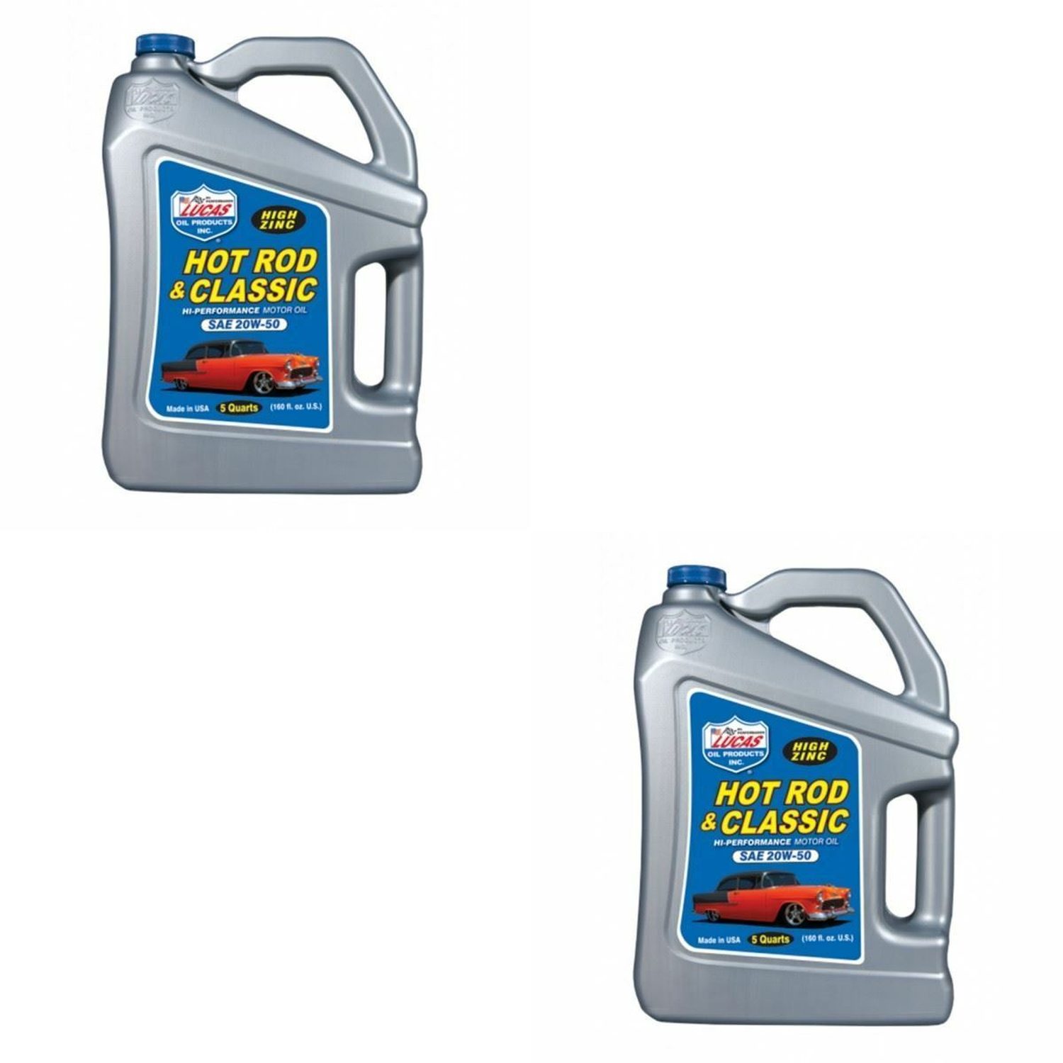 Lucas Oil Hot Rod & Classic Motor Oil SAE 20W-50 4.73L