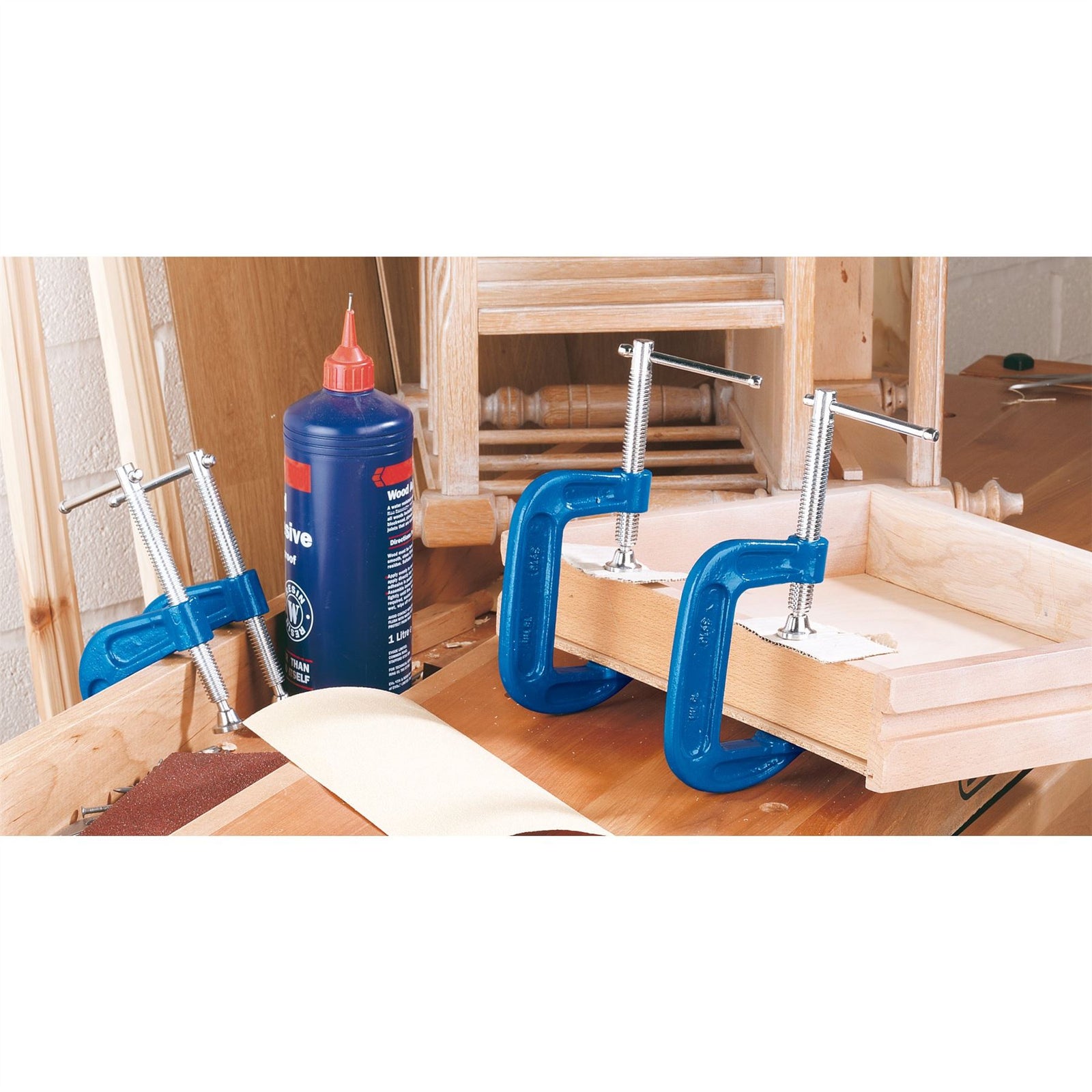 Draper C Clamp Set (4 Piece) 38368