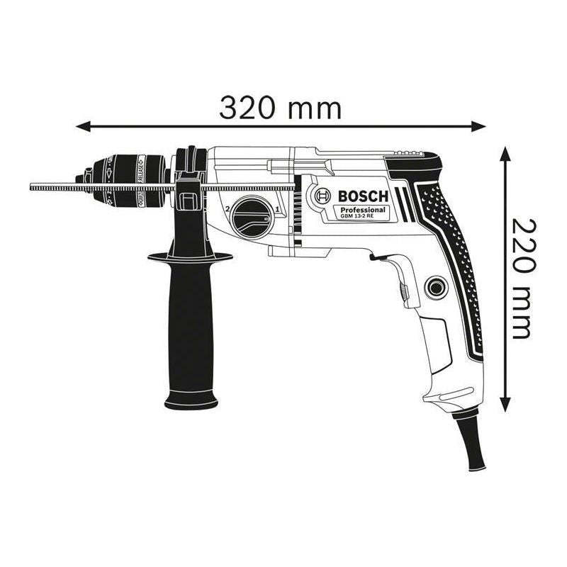 Bosch GBM 13-2 RE Professional Rotary Drill 750W 240V