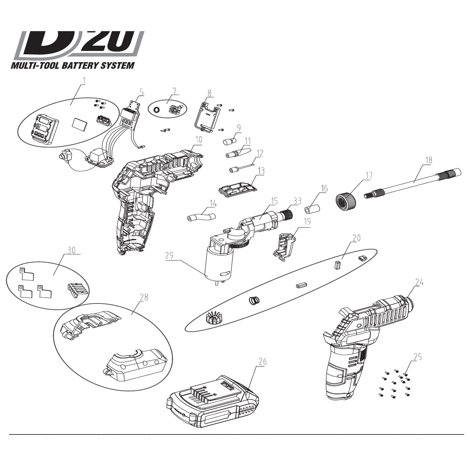 Draper Screw Cap for Power Tools YD20AI-17 97366