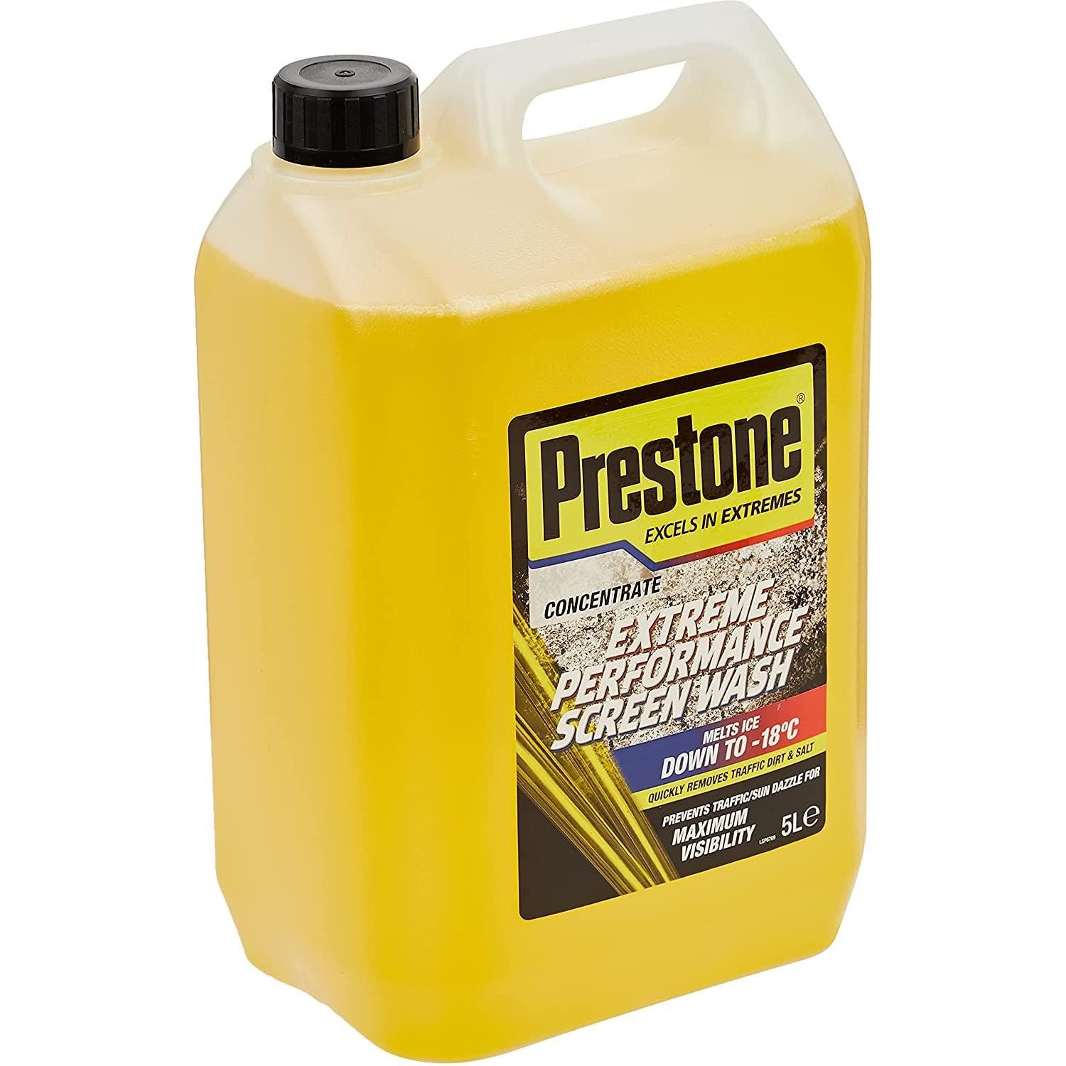 4x Prestone Extreme Performance Concentrated Screen Wash Removes Dirt 5 Litre