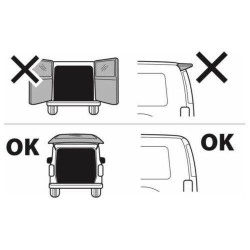 Menabo Bike Rack Cycle Carrier Tailgate Fits Vw T6 Transporter Campervan