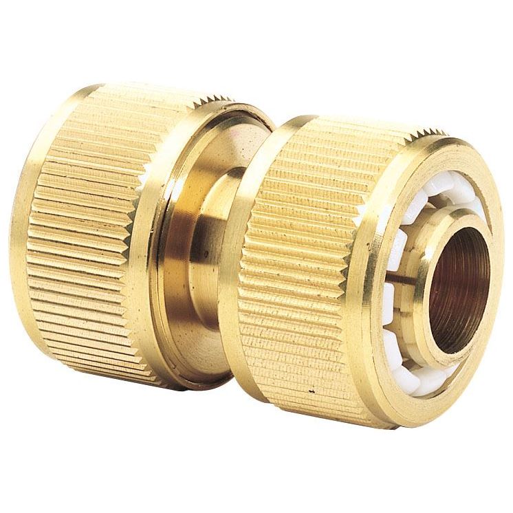 Draper Brass Hose Repair Connector, 3/4" 36205