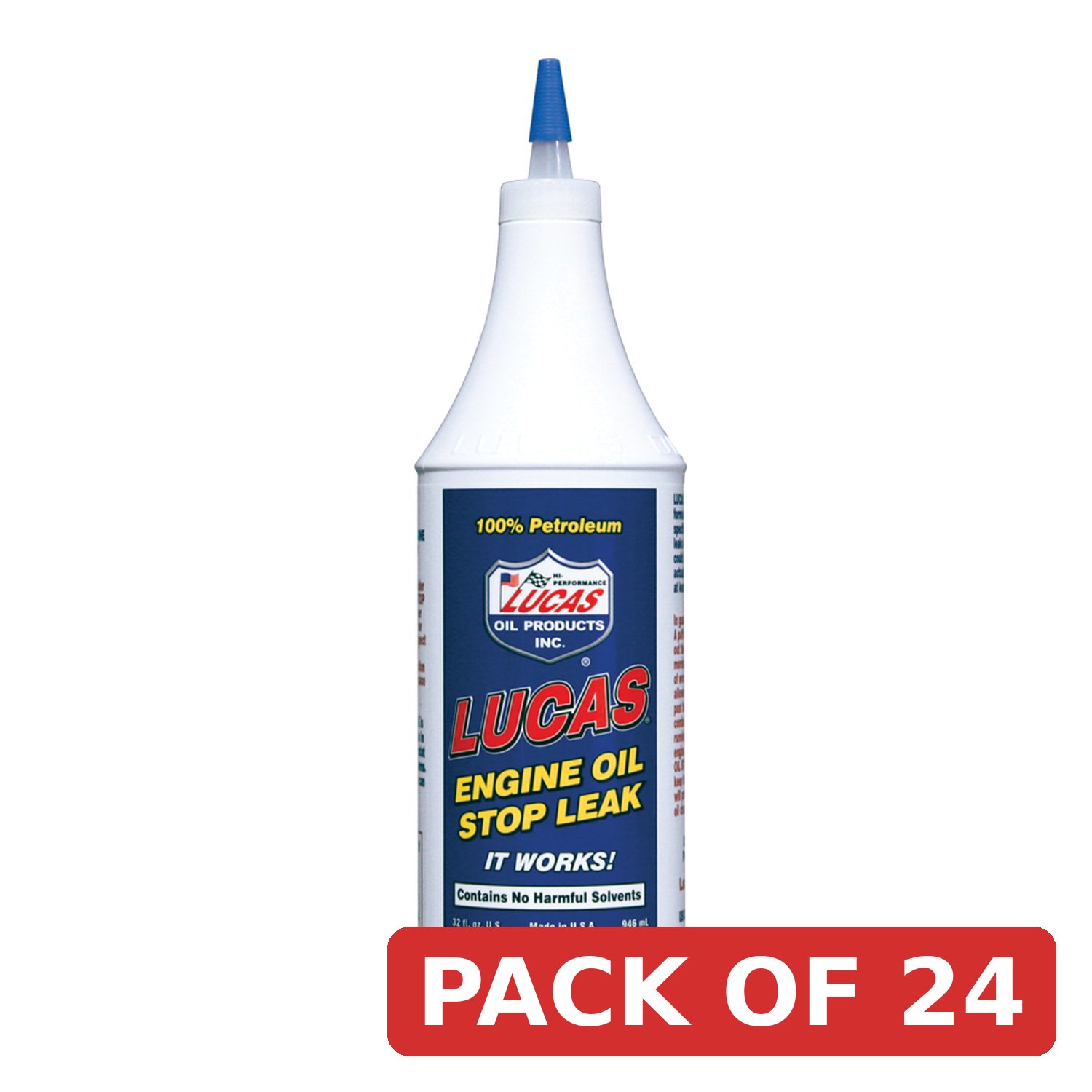 Lucas Oil Engine Oil Stop Leak 946ml - Stops Leaks & Rejuvenates Seals