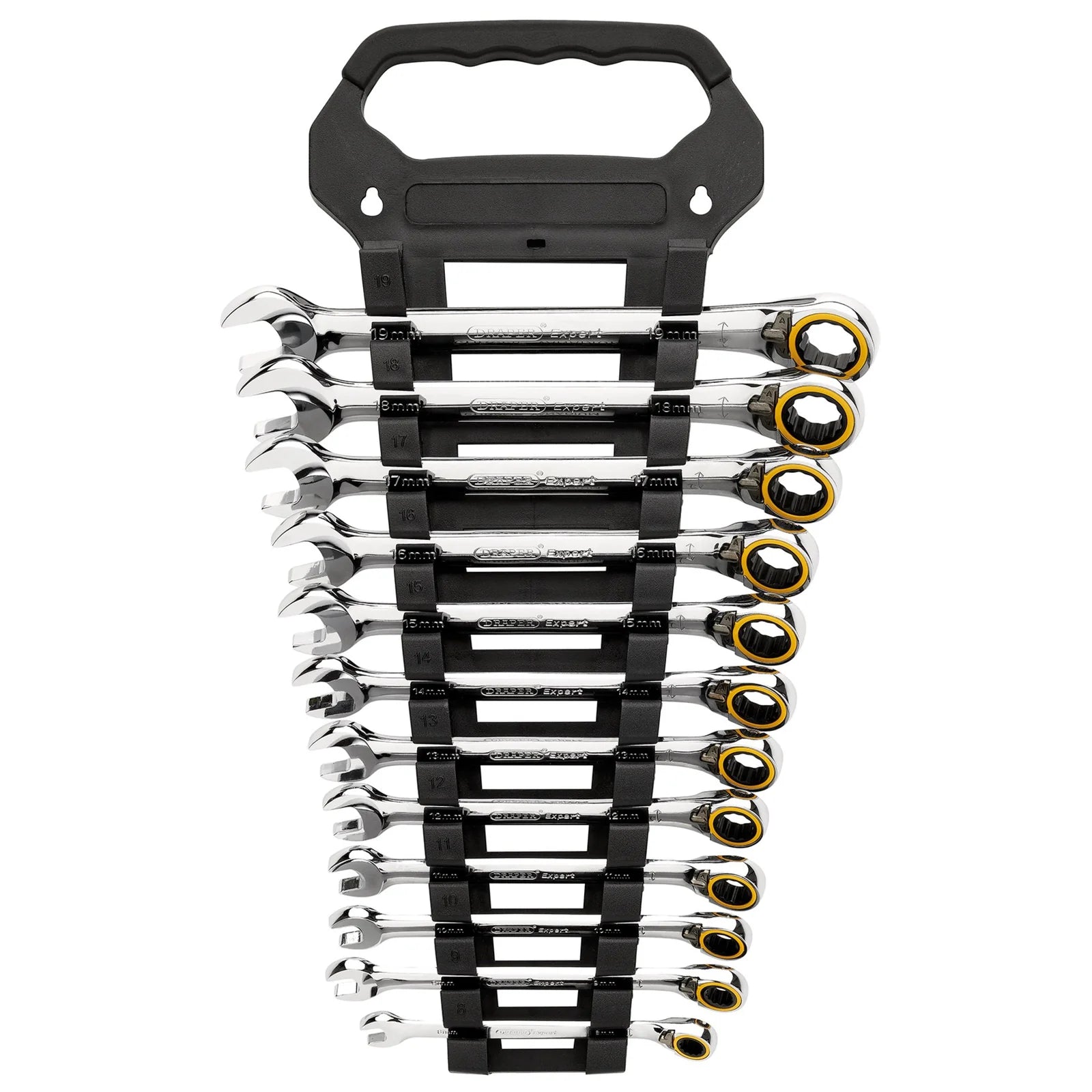 Draper Expert HI-TORQ® Metric Reversible Ratchet Combination Spanner Set (12