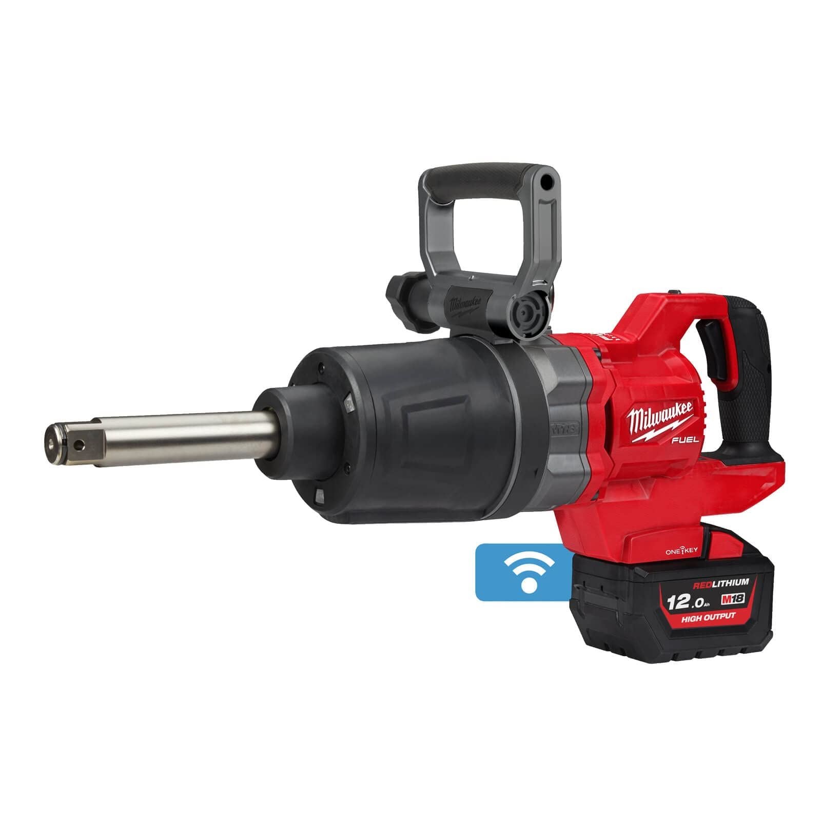 Milwaukee M18 FUEL ONE-KEY 1in. High Torque D-Handle Impact Wrench With Friction Ring And Extended Anvil