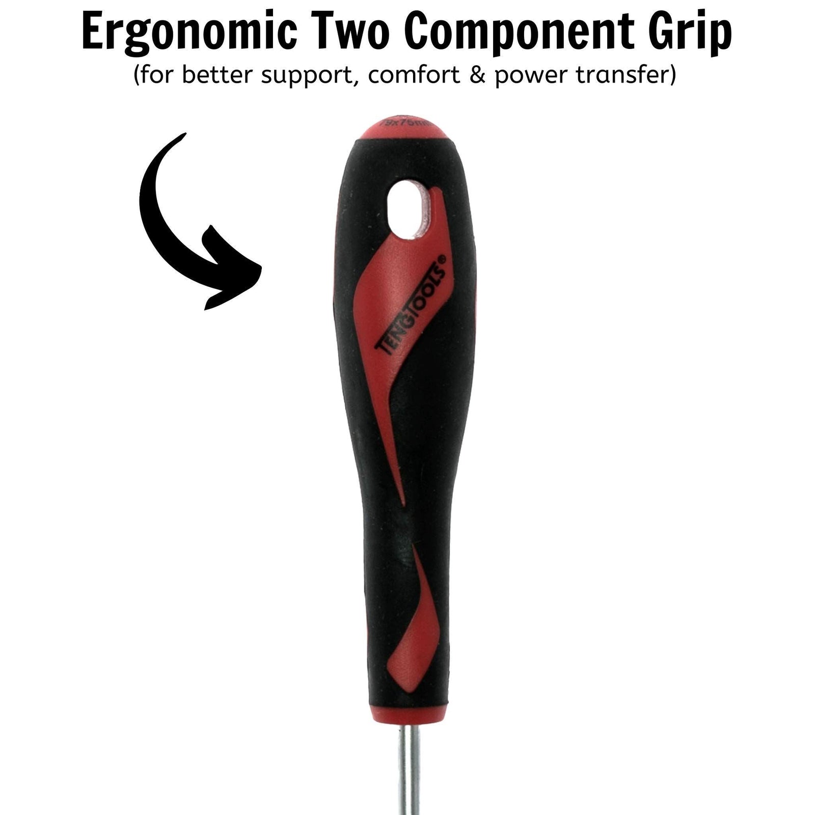 Teng Tools TX Screwdriver TX9 x 75mm S