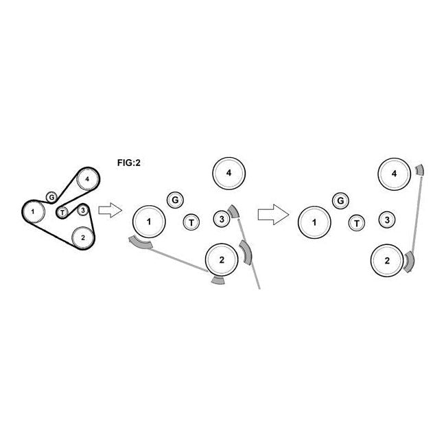 Laser Multi V-Belt Pulley Alignment Tool 7644