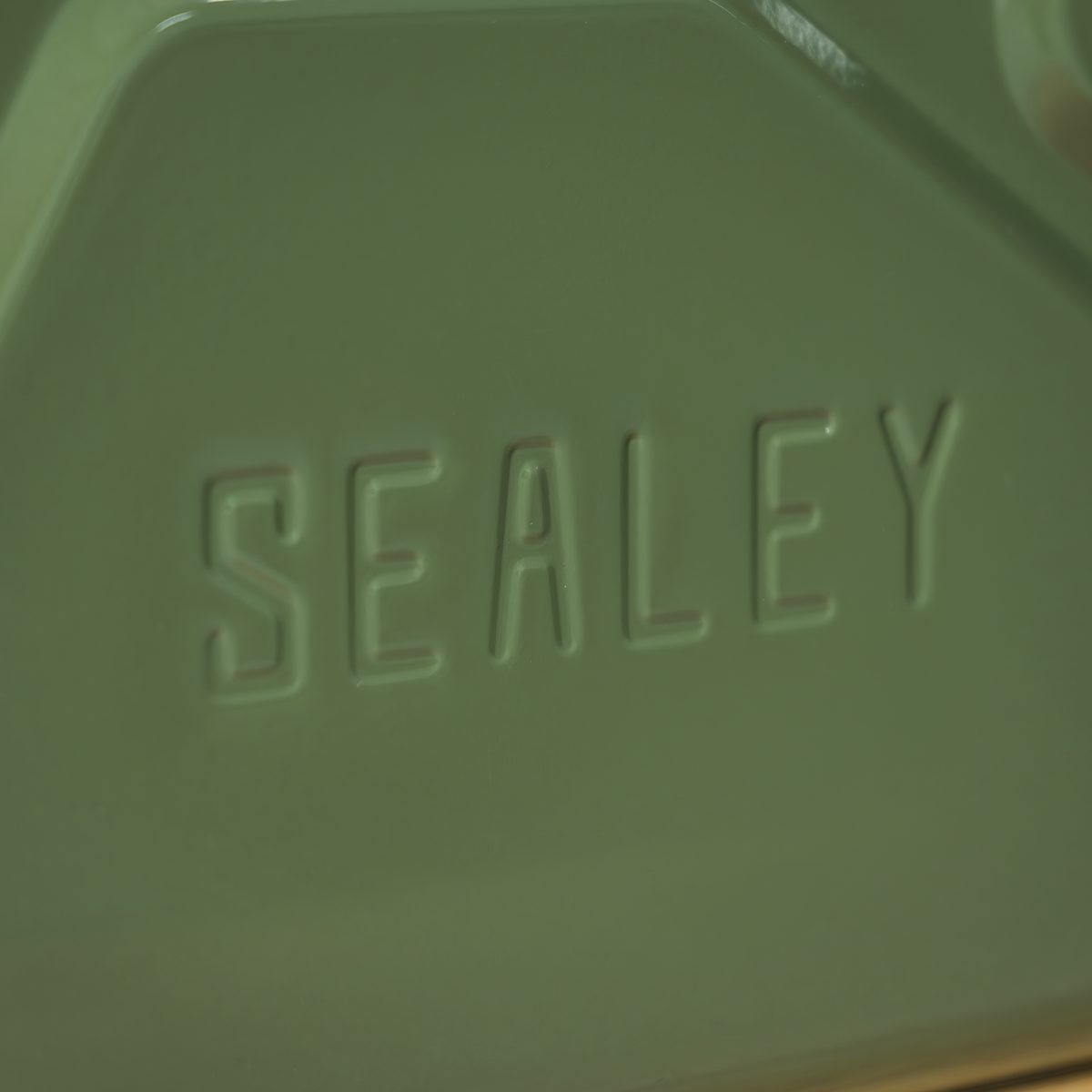 Sealey Screw Cap Metal Jerry Can 20L Green