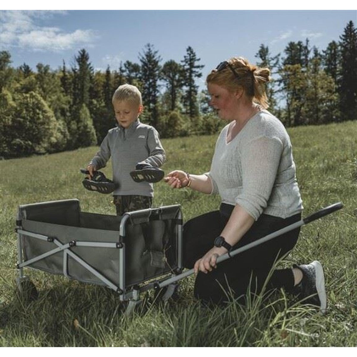 Easy Camp Hornbeam Transporter Pull Along Camping Trolley 58L 60KG